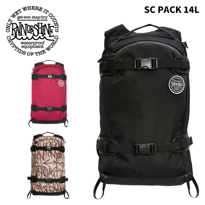 RAIN or SHINE レインオアシャイン うしろ側 SC PACK 14L【25ROS-K02】25-26模範例 バッグ・ケース-その他-スノーボード用品