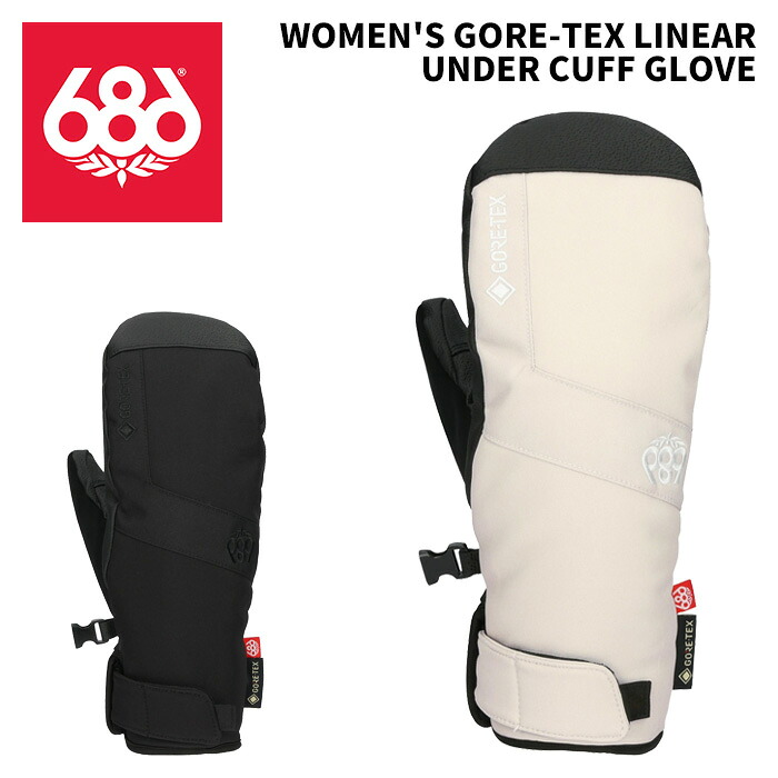 686 シックスエイトシックス WOMEN'S GORE-TEX LINEAR UNDER CUFF GLOVE 25-26モデル レディース