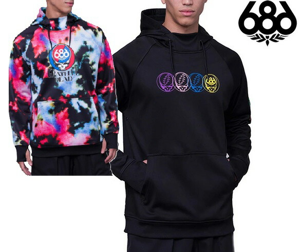 【訳あり】686【BONDED FLEECE PULLOVER HOODY】ボンデッドフリースプルオーバー 撥水パーカー グレイトフルデッド 23-24模範例 型挙げ句の果て