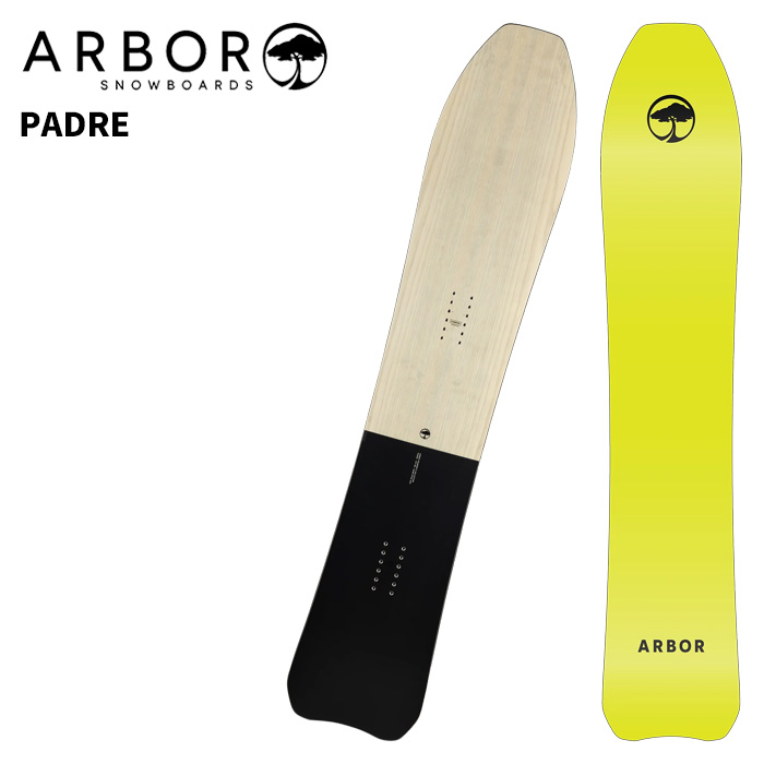 ARBOR アーバー スノーボード 板 PADRE 25-26 モデル