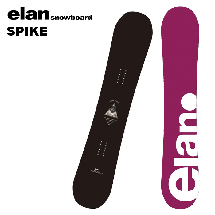 ELAN エラン スノーボード 板 SPIKE マットブラック 25-26 モデル