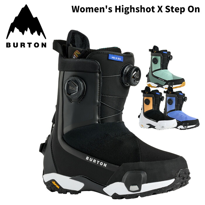 女性用 BURTON バートン スノーボード ブーツ Women's Highshot X Step On 25-26 モデル