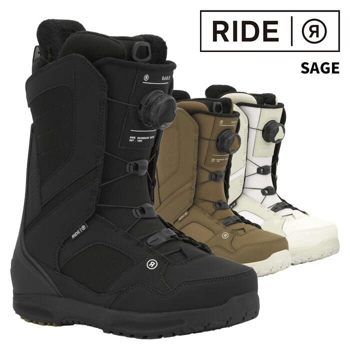 楽天市場】RIDE ライド スノーボード ブーツ SAGE 25-26 モデル