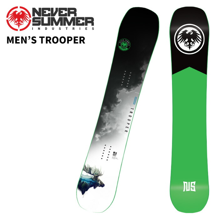 NEVER SUMMER ネバーサマー スノーボード 板 MEN’S TROOPER 25-26 モデル