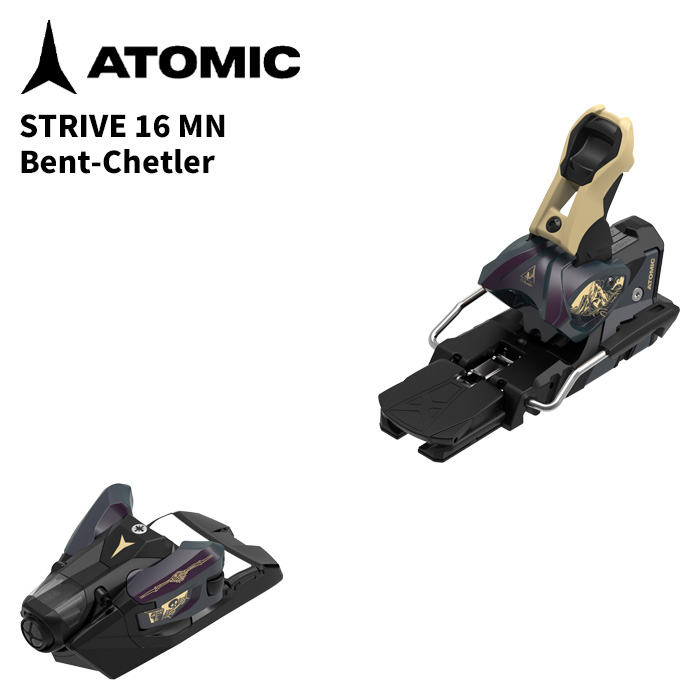 ATOMIC アトミック ビンディング STRIVE 16 MN Bent Chetler （解きはなつ値 7.0-16.0）25-26青写真 【単品売りわたす不可】