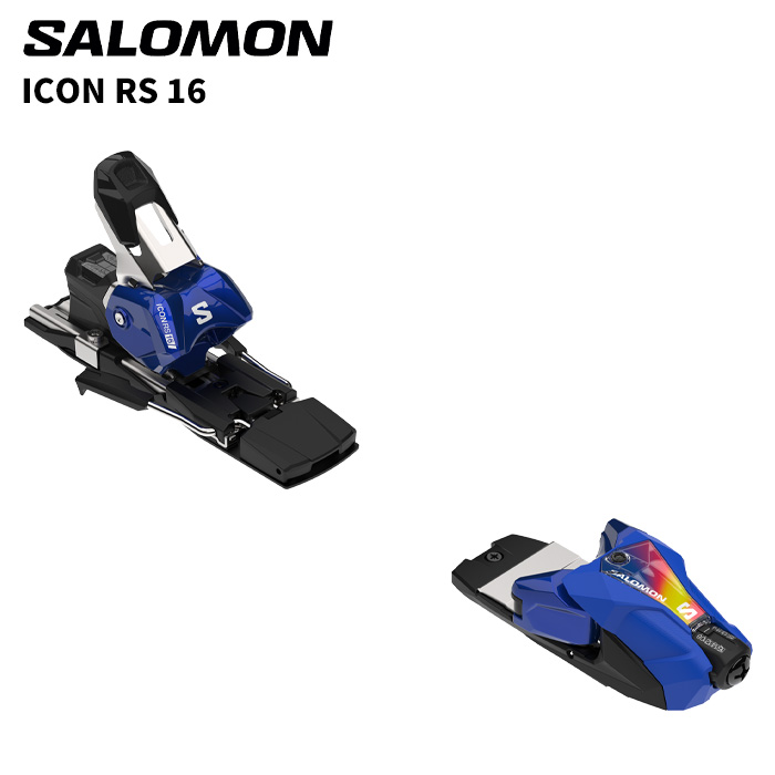 SALOMON サロモン ビンディング ICON RS 16（解きはなつ値 8.0-16.0）25-26青写真 【単品売りわたす不可】
