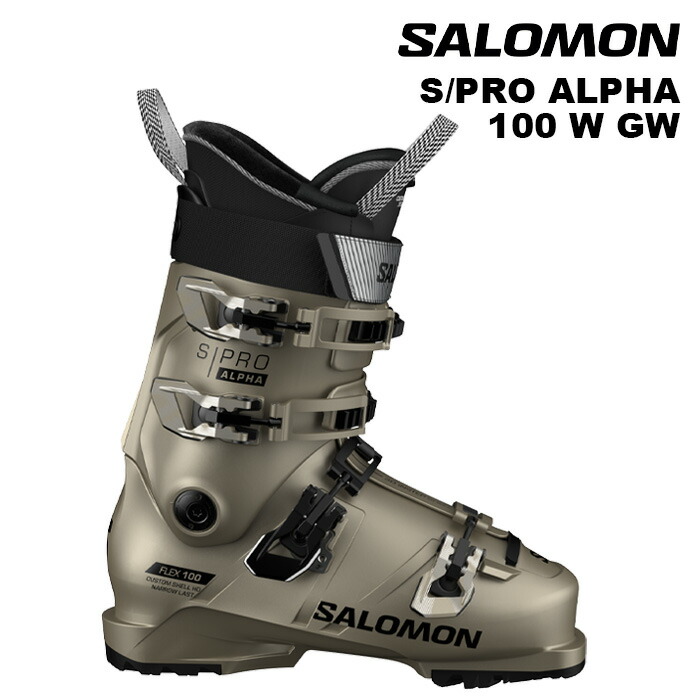 【L47639600】 SALOMON サロモン スキーブーツ S/PRO ALPHA 100 W GW 25-26 モデル レディース|FUSO SKI SNOWBOARD
