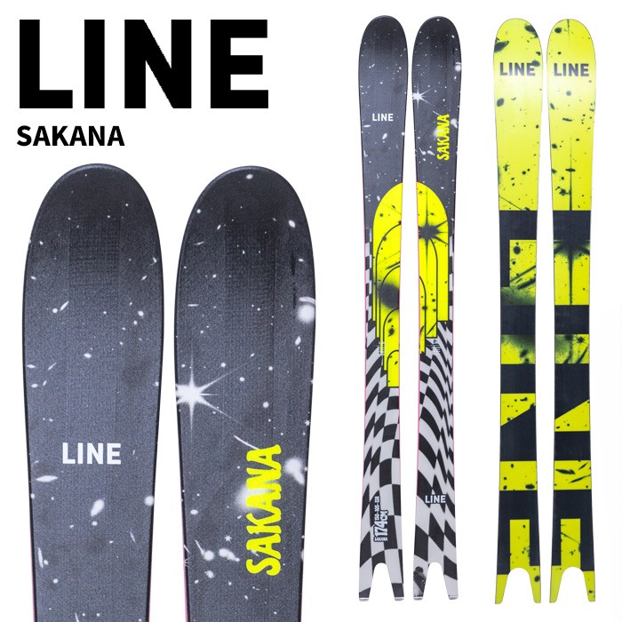 LINE 伝達ルート スキーの板板 SAKANA 板単品 25-26模範例