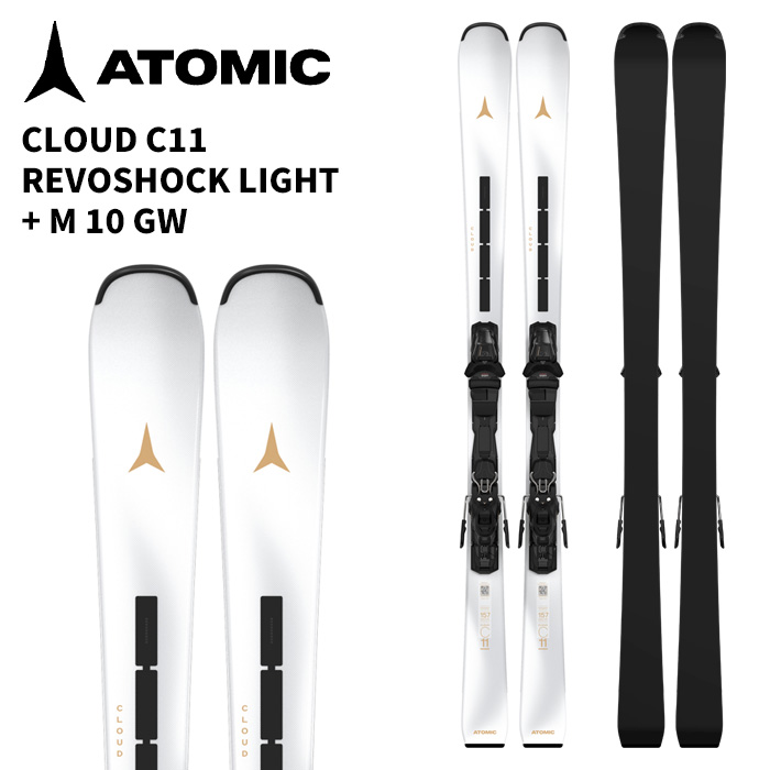 楽天市場】ATOMIC アトミック スキー板 CLOUD C12 REVOSHOCK C + M 10