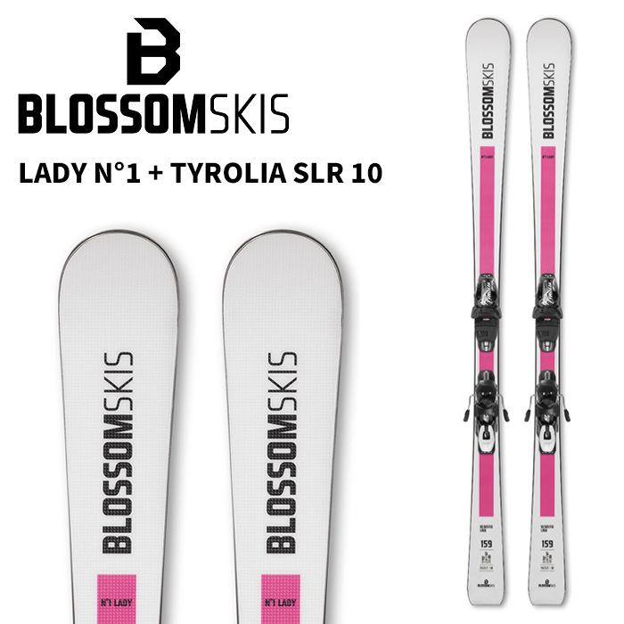 BLOSSOM 御花 スキーの板板 LADY N°1 + TYROLIA SLR 10 ビンディング書き割り 25-26ひな形 レディース