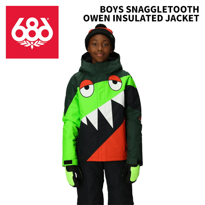 686 シックスエイトシックス ウェア BOYS SNAGGLETOOTH OWEN INSULATED JACKET 25-26(2026)モデル ジャケット ジュニア