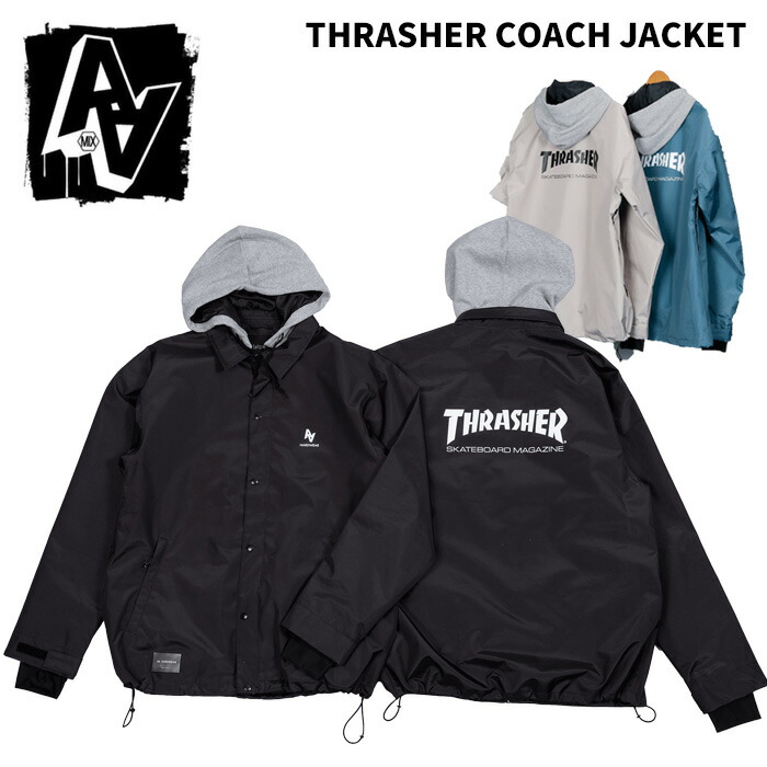 AA ダブルエー 御召しもの THRASHER COACH JACKET 25-26(2026) 模範例 上衣