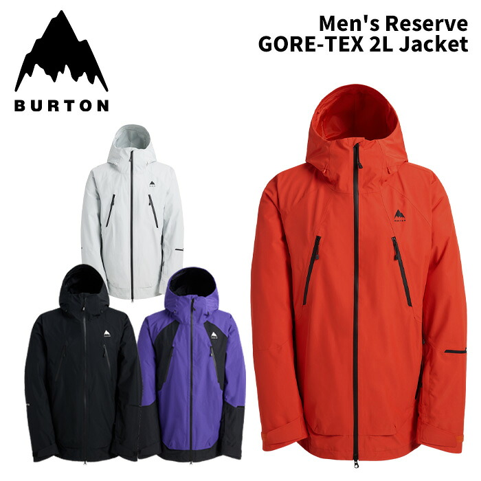 BURTON バートン お召しもの Men\u0027s Reserve GORE-TEX 2L Jacket 25-26(2026)真似形 上衣 スノーボード用ウェア-メンズウェア-スポーツ・アウトドア