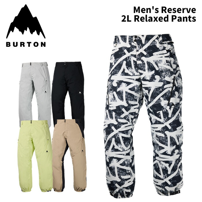 BURTON バートン 御召しもの Men\u0027s Reserve 2L Relaxed Pants 25-26(2026)真似形 ズボン下