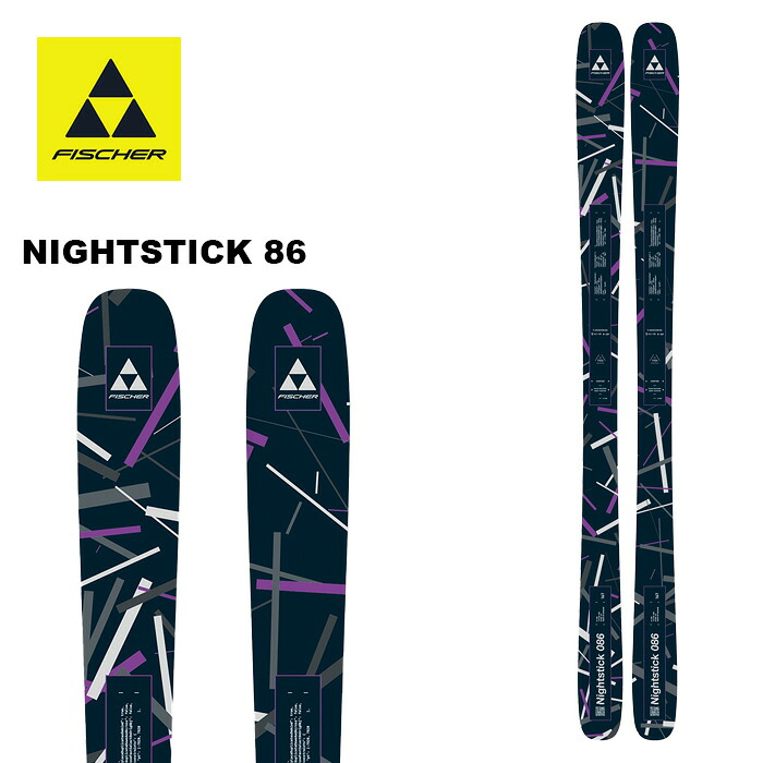 FISCHER フィッシャー スキーの板板 NIGHTSTICK 86 板単品 26-27ひな形