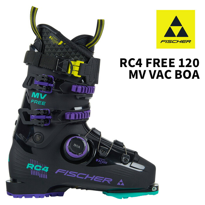 FISCHER フィッシャー スキーブーツ RC4 FREE 120 MV VAC BOA BLACK 26-27モデル 66,853円