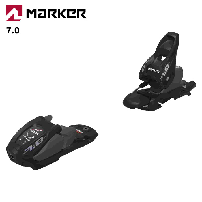 MARKER 目じるし スキーの板 ビンディング 7.0 70粍 BLACK/ANTHRACITE（解きはなつ値 2.0-7.0）26-27青写真 お坊っちゃん【単品売りわたす不可】