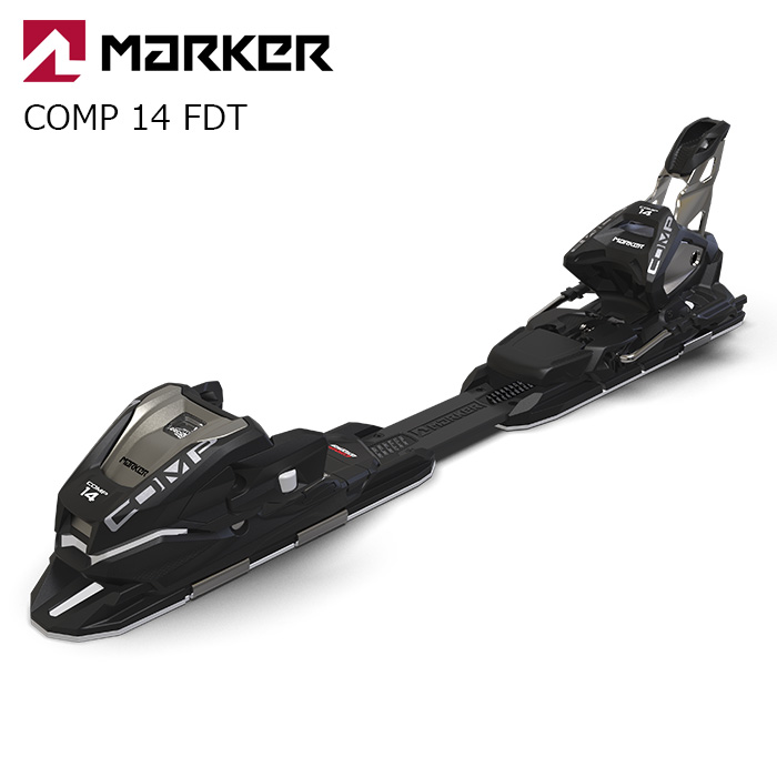 MARKER マーカー スキー ビンディング COMP 14 FDT BLACK （解放値 5.0-14.0） 26-27モデル 【単品販売不可】｜FUSO SKI SNOWBOARD