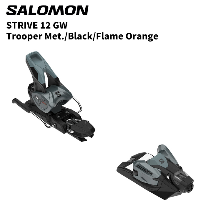 SALOMON サロモン ビンディング STRIVE 12 GW  Trooper Met./Black/Flame Orange （解きはなす値 4.0-12.0） 26-27模範例 【単品売りわたす不可】