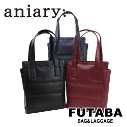 aniary アニアリ トート ハンドキルティングレザー 縦型 レザー トートバッグ 革 13-02000 メンズ レディース 最強配送