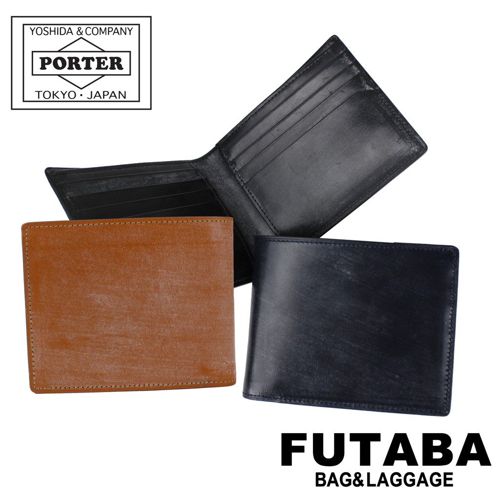 ボーイ 営造物 ブライドル ウォレット 185-02256 10 黒いこと PORTER 吉田袋 二つ折り金入れ BILL BRIDLE なめし革 差し上げ物 差し上げ物 日本製 釣り銭入れなし ブランド名 分かりやすい