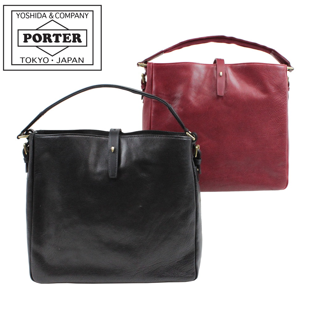 ポーター プライム 2WAYショルダーバッグ 199-04211 10 ブラック PORTER 吉田カバン ショルダーバッグ PRIME レザー 日本製 バッファローレザー A4サイズ ブランド｜ＦＵＴＡＢＡ