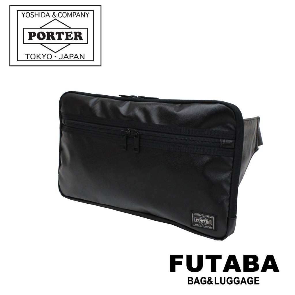 【美品質】 PORTER  ポーターガール　ボディーバック　ウエストバック　黒 ポーター ウエストバッグ 黒 ボディバッグ PORTER 吉田カバン