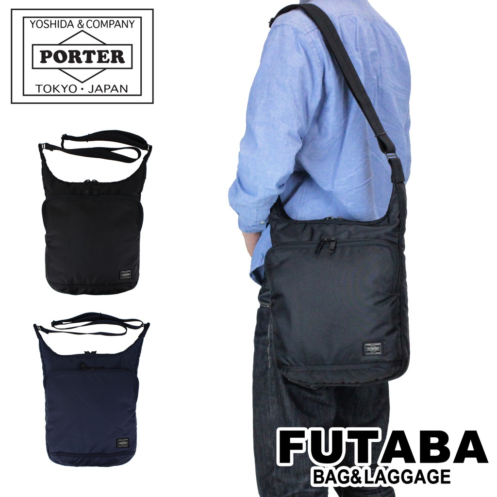 ポーター　タンカー　ブラック　メッセンジャーバッグ　極美品　縦型ショルダー PX TANKER(PXタンカー) VERTICAL SHOULDER BAG | 吉田カバン