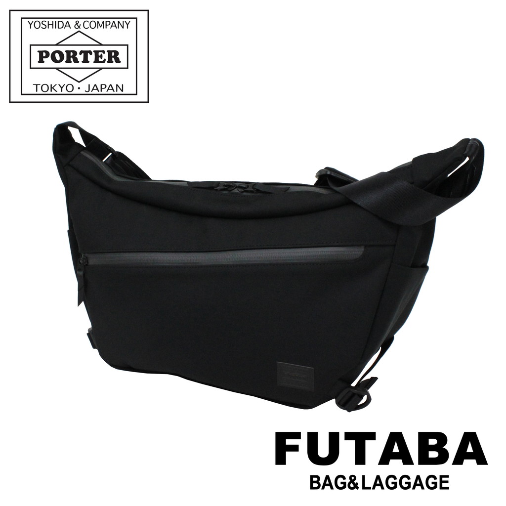 ポーター フューチャー ショルダーバッグ 697-05551 10 ブラック PORTER 吉田カバン ショルダーバッグ FUTURE ギフト プレゼント 日本製 斜めがけ ブランド カジュアル｜ＦＵＴＡＢＡ