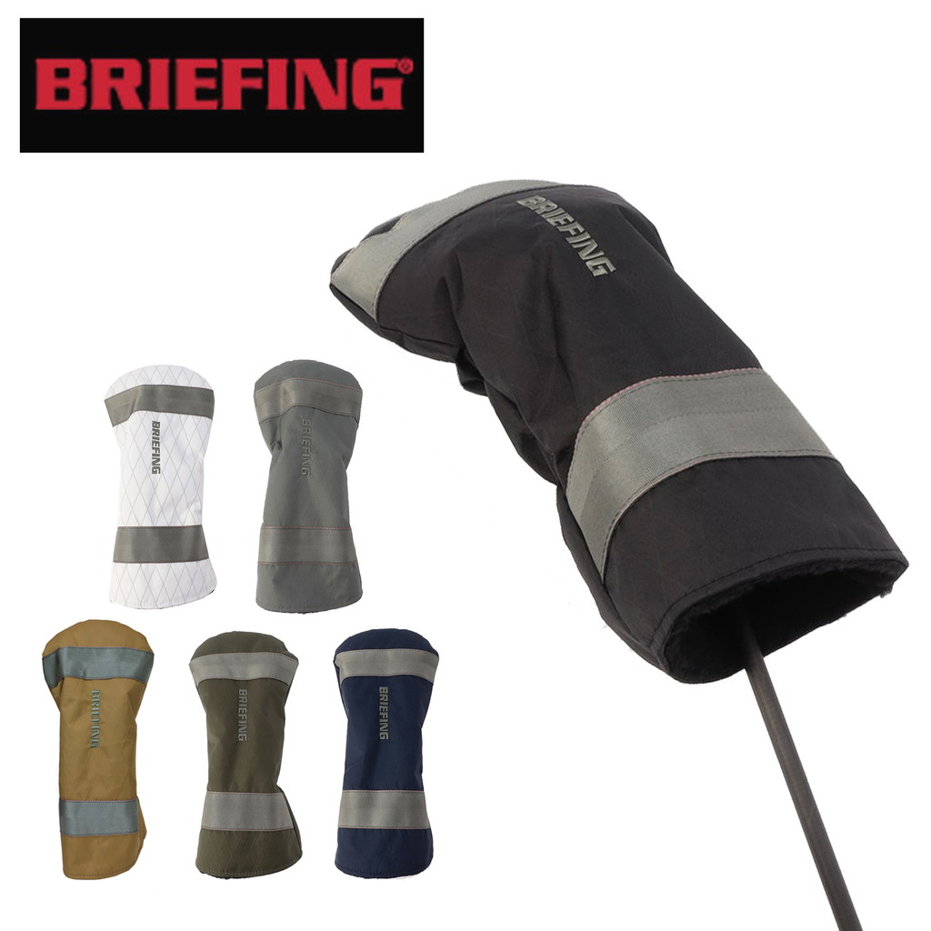 【最大42倍 10日2時迄】ブリーフィング BRIEFING GOLF ゴルフ MIL COLLECTION ミルコレクション DRIVER COVER XP WOLF GRAY ヘッドカバー BRG223G26 正規品 最強配送