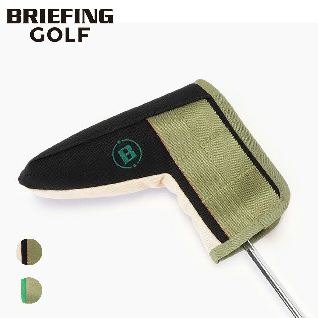 ブリーフィング ゴルフ クラブヘッドカバー PUTTER COVER WL メンズ レディース BRG253G49 BRIEFING GOLF パターカバー WOODLAND SERIES ブランド ギフト プレゼント 最強配送