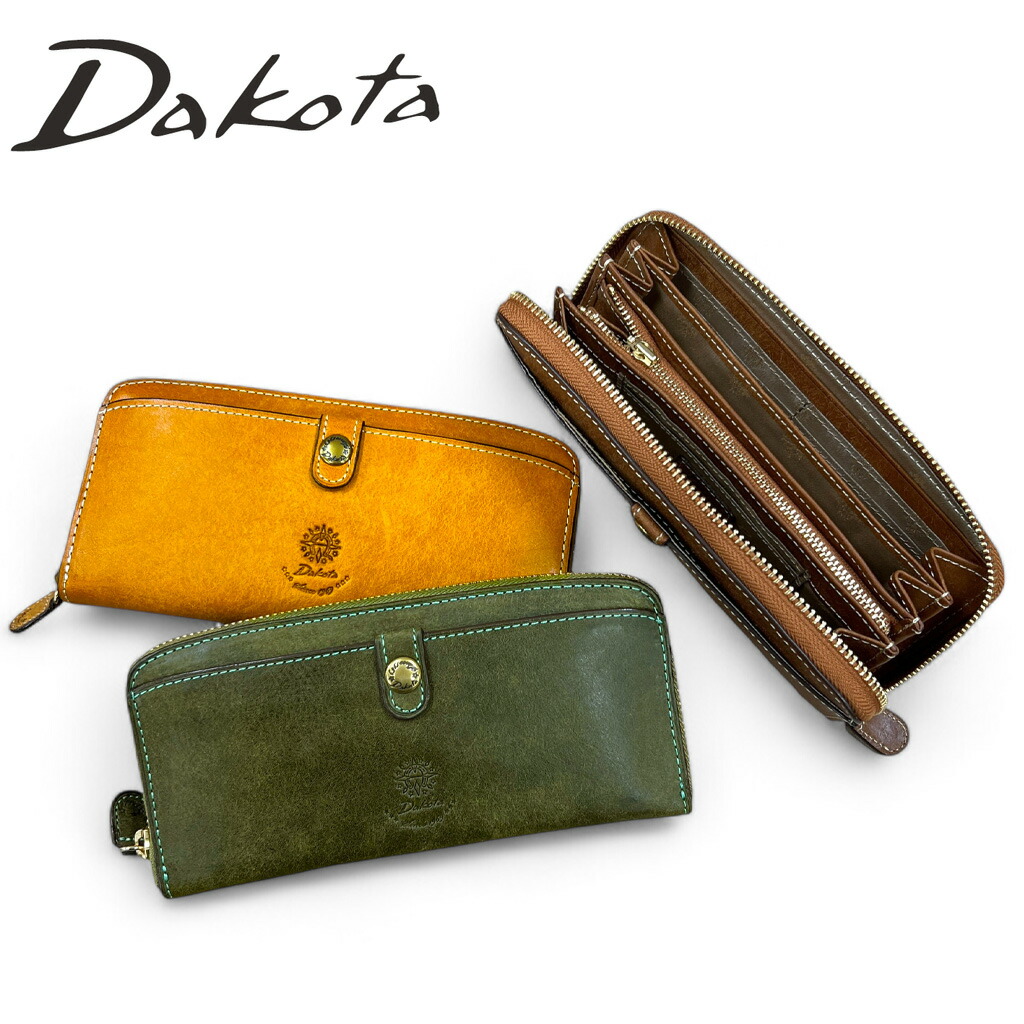 【最大42倍 10日2時迄】【ノベルティ特典】 Dakota ダコタ 長財布 コラッジョ 小銭入れ付き長財布（ラウンドファスナー式） 0030942（0036442） レディース 財布 ラウンドファスナー ギフト かわいい おしゃれ ブランド 女性 ナチュラル レトロ プレゼント 人気 14,652円