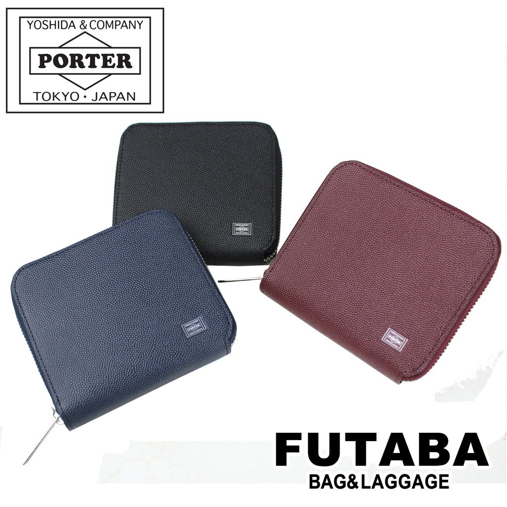 楽天市場】ポーター アルーフ 三つ折り財布 023-01084 10 ブラック PORTER 吉田カバン ALOOF 日本製 レザー 本革 ビジネス  正規品 ブランド : ＦＵＴＡＢＡ