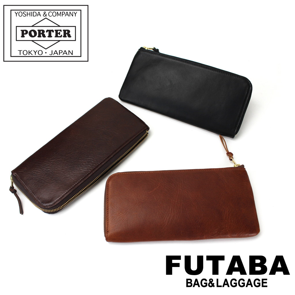 ボーイ ソーク ロングウォレット 101-06055 10 黒いこと PORTER 吉田鞄 長札入れ SOAK なめし革 差し上げ物 差し上げ物 日本製 分かりやすい ブランド名 財布・ケース-メンズ財布-バッグ・小物・ブランド雑貨