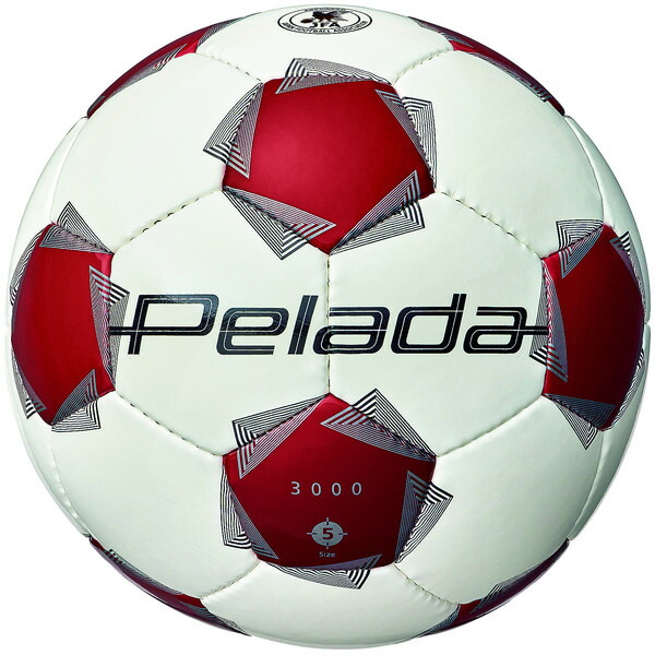 モルテン molten ペレーダ３０００ ５号白赤 F5K3000-WR サッカーボール JFA検定球 ホワイト
