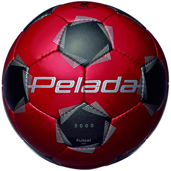 モルテン molten ペレーダ３０００ フットサル赤黒 F9K3000-RK フットサルボール 4号球 メタリックレッド