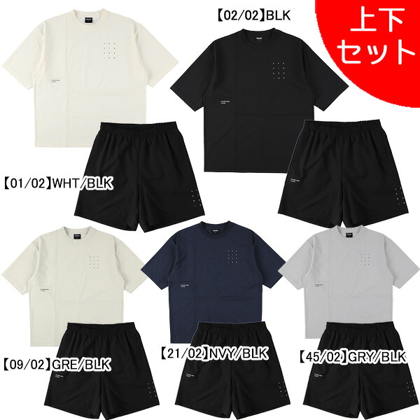 【上下セット】 スパッツィオ Spazio Jr.切り替えオーバーサイズTシャツ プラパン 上下 GE1073-BT0287 サッカー フットサル 子供用