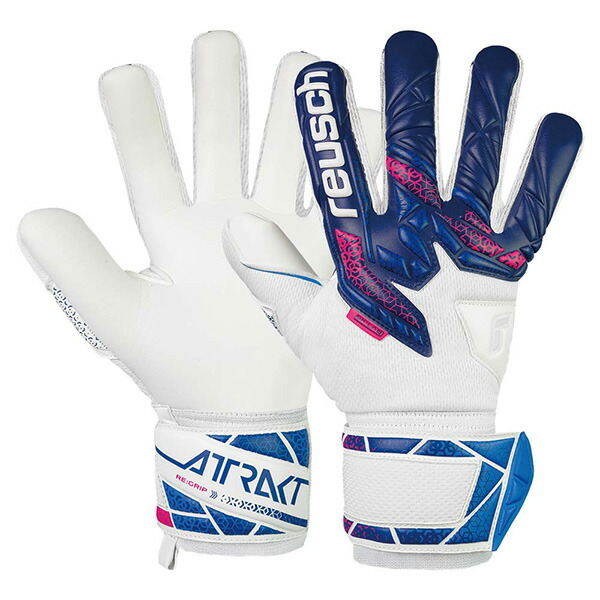 ロイシュ reusch アトラクト リグリップ NC 5560535-4310 蹴球 GK地球儀 キーパー地球儀 キーパー 青碧 サクラ色 白いこと