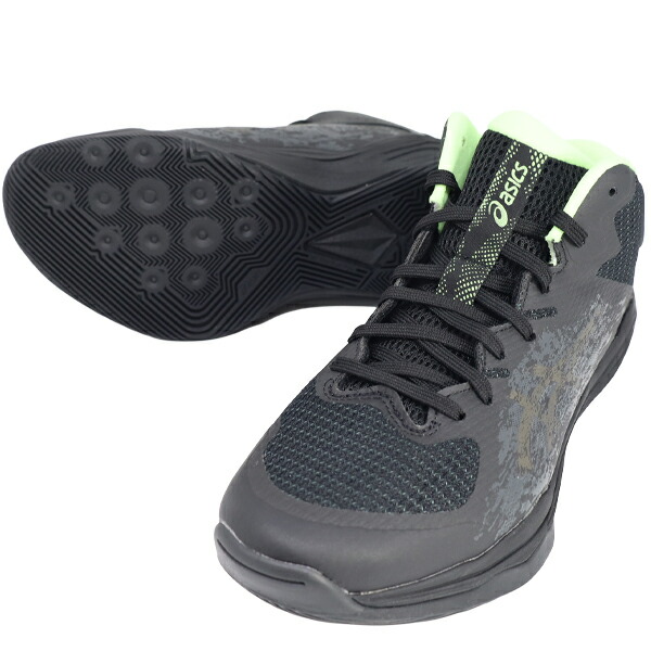 アシックス asics メンズ レディース バスケシューズ NOVA FLOW 2 1063A071-002 籠球 バッシュ 黒いこと