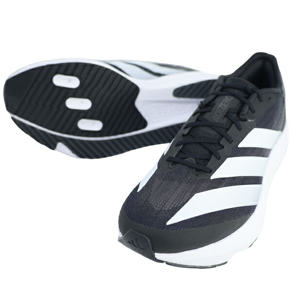 アディダス adidas メンズ 駈けっくらシューズ ADIZERO SL2 WIDE アディゼロ SL2 広広とした マラソン 小股走り 黒いこと JI2986