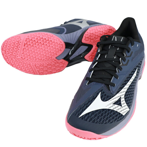 ミズノ MIZUNO 庭球シューズ メンズ レディース ユニ一発やる ウエーブエクシード 6 OC 粘土 砂入り口・入口人工芝厚地の外套 61GB2512-05