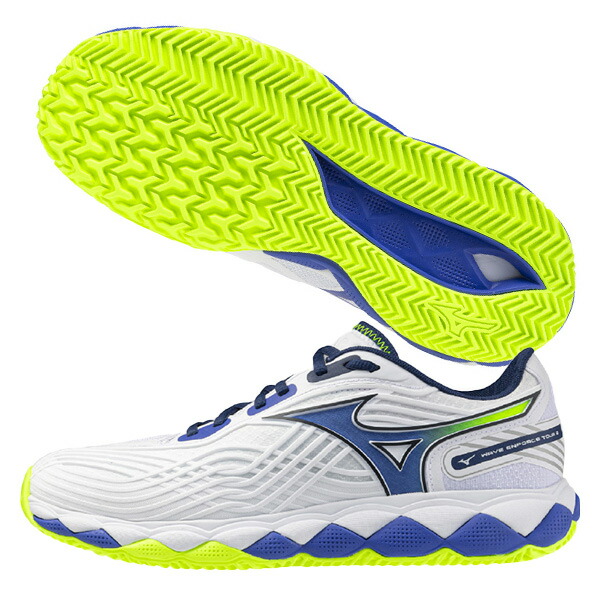 ミズノ MIZUNO 庭球 シューズ メンズ レディース ユニ一発やる ウエーブエンフォースTOUR2 OC 61GB2602