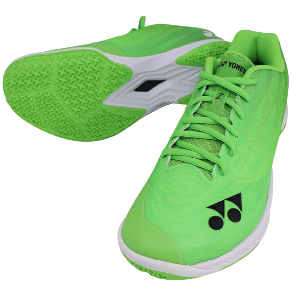 ヨネックス YONEX メンズ バドミントンシューズ パワークッションエアラスZワイド 4Eワイド フラッシュグリーン SHBAZ2WY-359