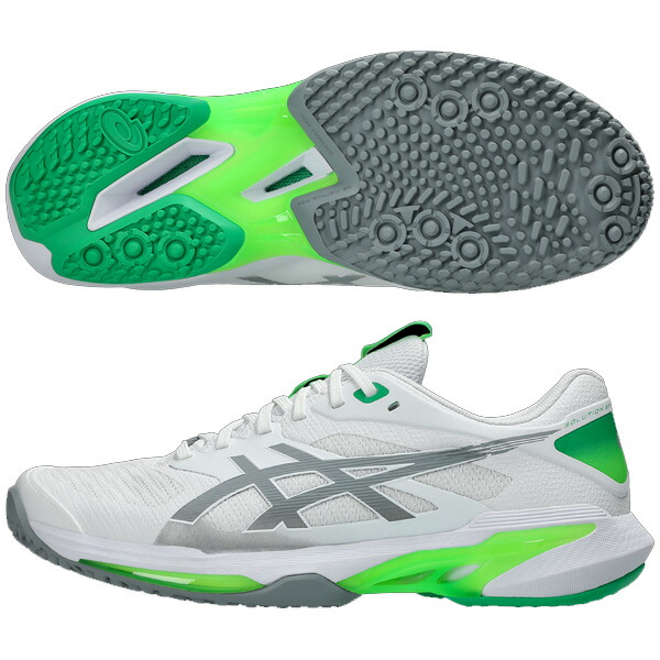 アシックス asics メンズ 庭球シューズ SOLUTION SPEED FF 4 OC ソリューションスピード FF 4 OC オムニ 粘土厚地の外套用 白いこと 1041A534-103