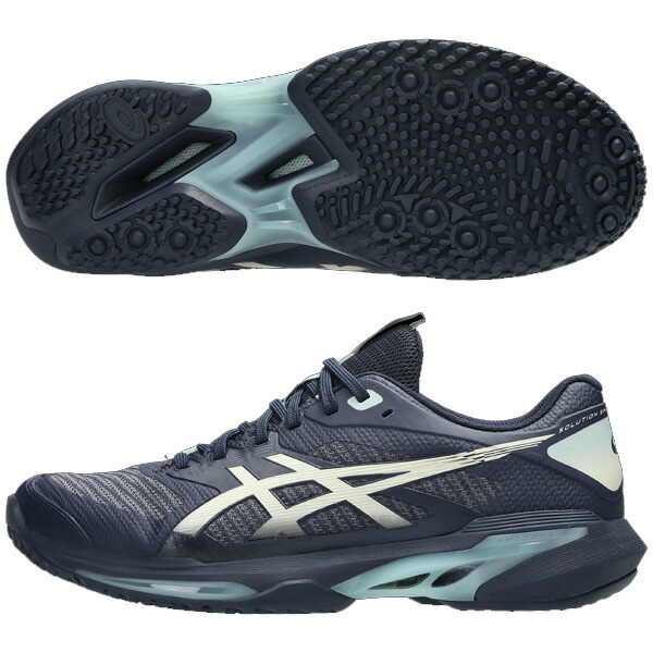 アシックス asics メンズ 庭球シューズ SOLUTION SPEED FF 4 OC ソリューションスピード FF 4 OC オムニ 粘土厚地の外套用 米国海軍 1041A534-400