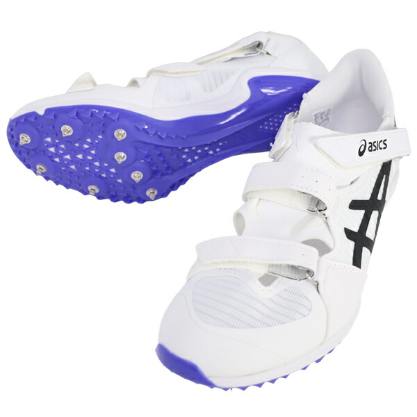 アシックス asics メンズ レディース 陸上スパイク CYBERBLADE 17  サイバーブレード17 短距離 ハードル オールウェザートラック専用  1093A241-101