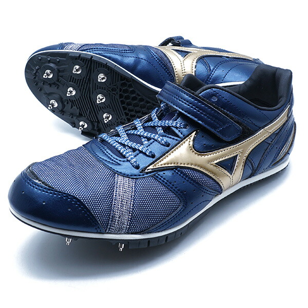 フィールドジオLJ JAPAN ミズノ mizuno U1GA2540-01 ネイビー 陸上スパイク 走幅跳