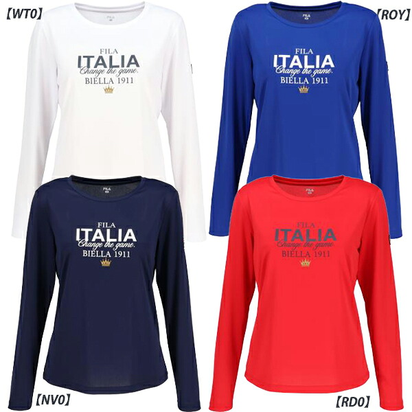 フィラ FILA レディース ロングスリーブグラフィックTシャツ 長袖 テニス CZ6SGW043