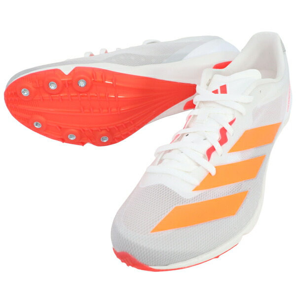 アディダス adidas 陸上 ランニング スパイク  アディゼロ ディスタンススター ADIZERO DISTANCESTAR ホワイト JQ0627