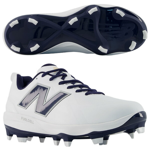 ニュー平衡にする New Balance ベイスボール 尖んがりスパイク FuelCell 1000 PU V1 ピーユーモールディッド V1 4E M10006SP-4E